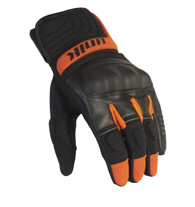 GUANTES MOTO UNIK C71 WT CON PROTECCION L NARANJA FLUOR